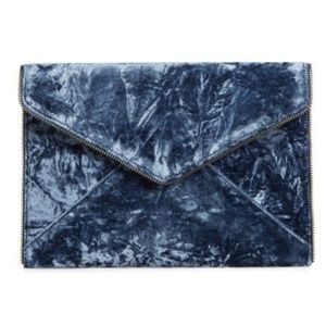 Rebecca Minkoff Distressed Velvet clutch